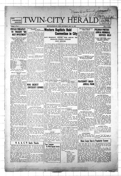 Twin-City Herald, May 21, 1927