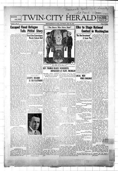 Twin-City Herald, May 28, 1927