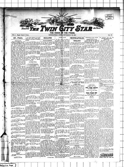 Twin City Star, Sep 30, 1910