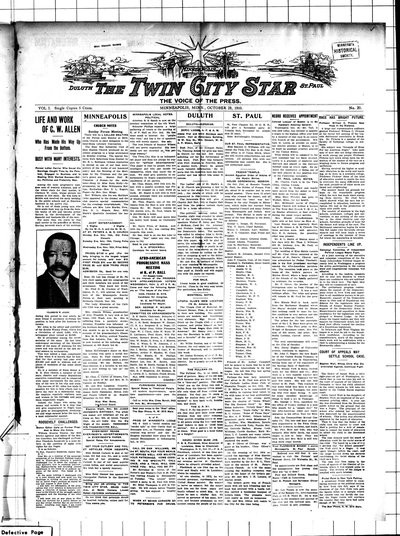Twin City Star, Oct 28, 1910