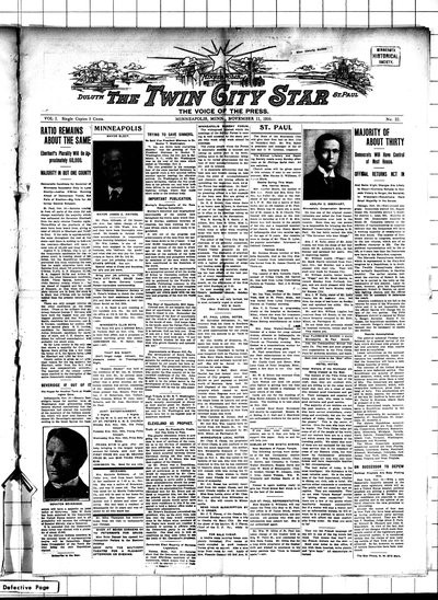 Twin City Star, Nov 11, 1910