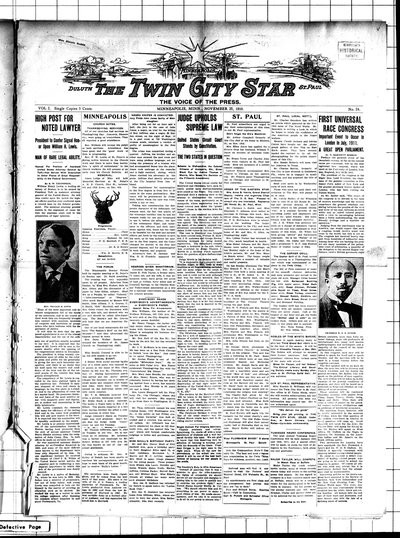 Twin City Star, Nov 25, 1910