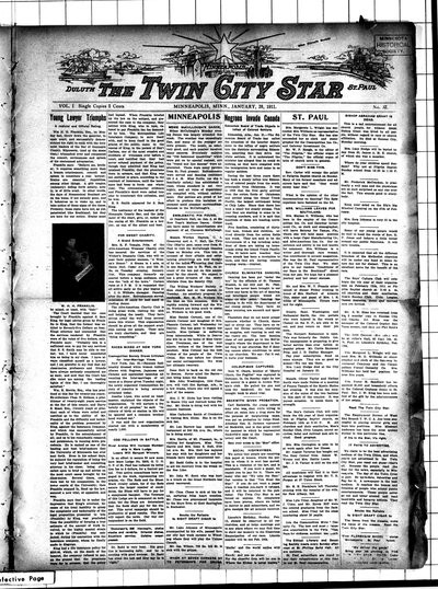 Twin City Star, Jan 28, 1911