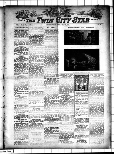 Twin City Star, May 20, 1911