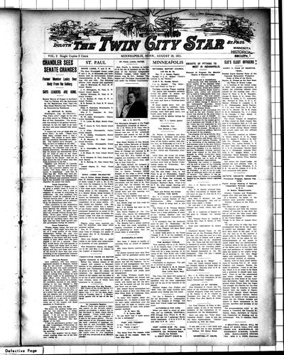 Twin City Star, Aug 19, 1911