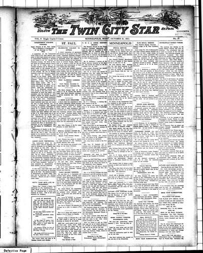 Twin City Star, Oct 21, 1911