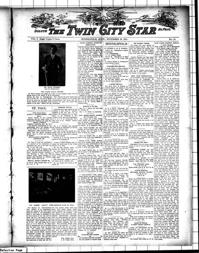 Twin City Star, Nov 18, 1911