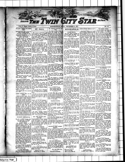 Twin City Star, Dec 9, 1911