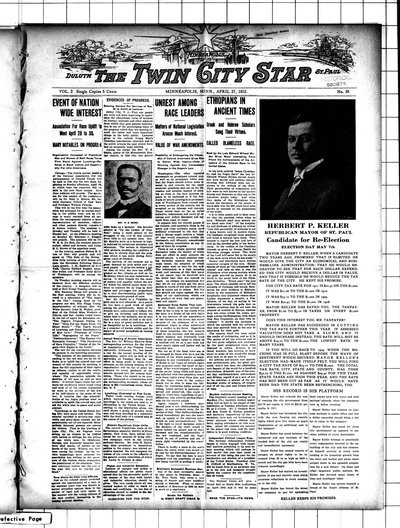 Twin City Star, Apr 27, 1912