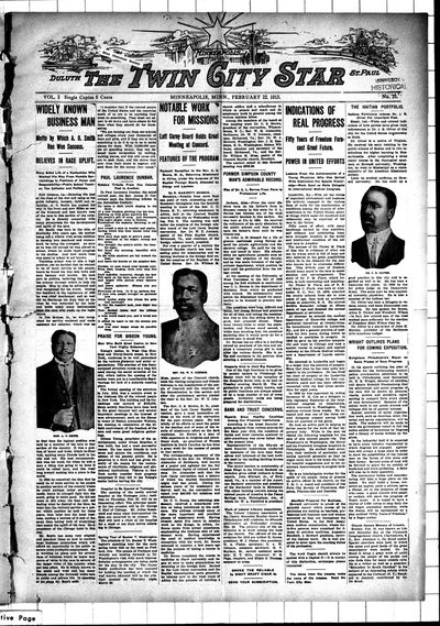 Twin City Star, Feb 22, 1913