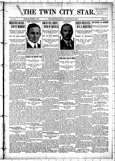 Twin City Star, Jan 19, 1918