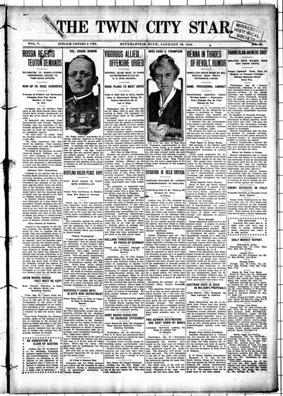 Twin City Star, Jan 26, 1918