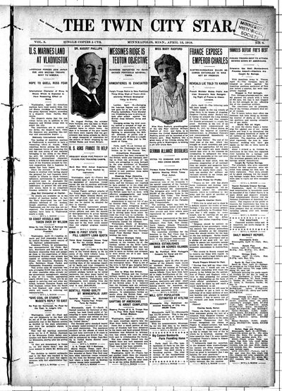 Twin City Star, Apr 13, 1918