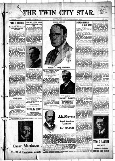 Twin City Star, Oct 26, 1918