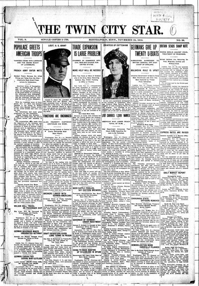 Twin City Star, Nov 23, 1918