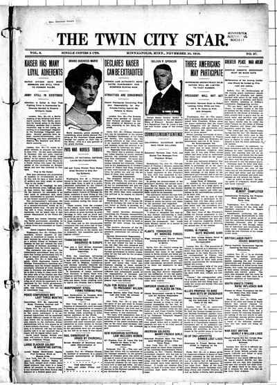 Twin City Star, Nov 30, 1918