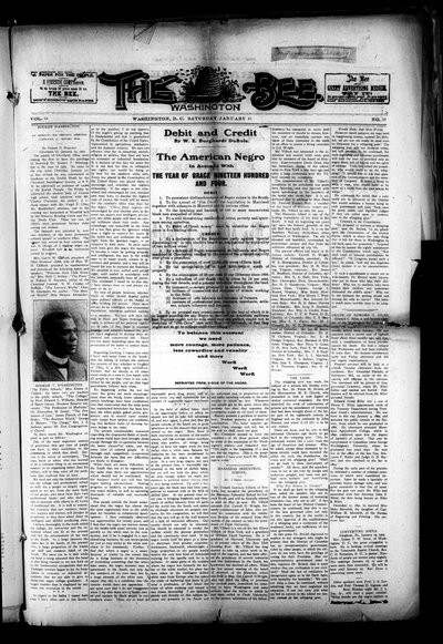 Washington Bee, Jan 21, 1905