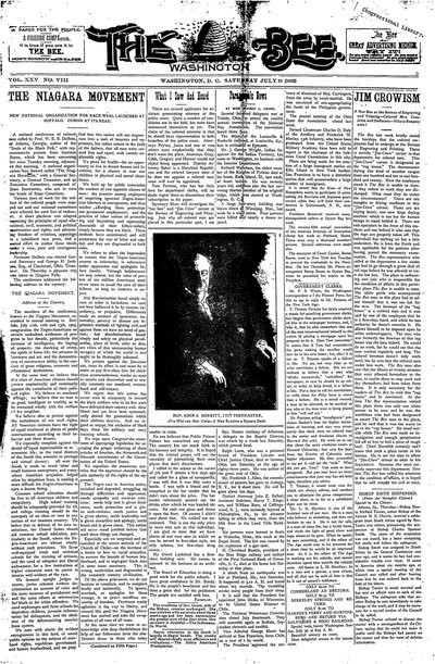 Washington Bee, Jul 22, 1905