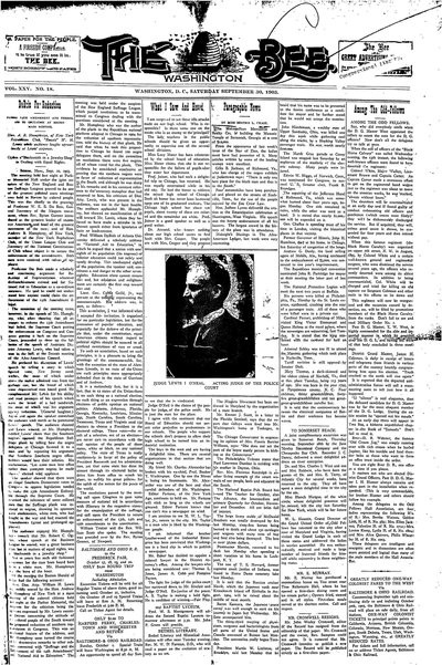 Washington Bee, Sep 30, 1905