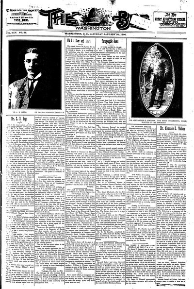 Washington Bee, Jan 20, 1906