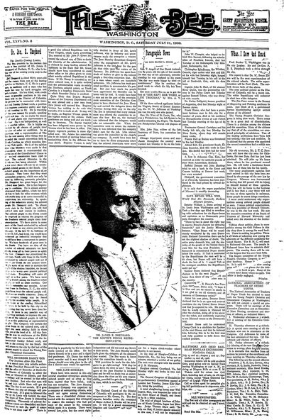 Washington Bee, Jul 21, 1906