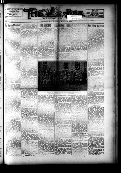 Washington Bee, Aug 25, 1906