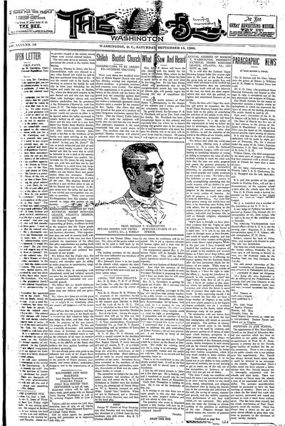 Washington Bee, Sep 15, 1906