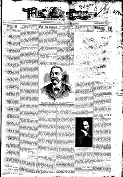 Washington Bee, Dec 29, 1906
