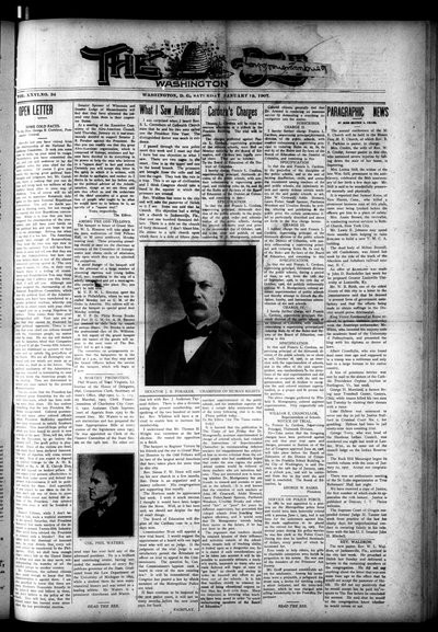Washington Bee, Jan 19, 1907