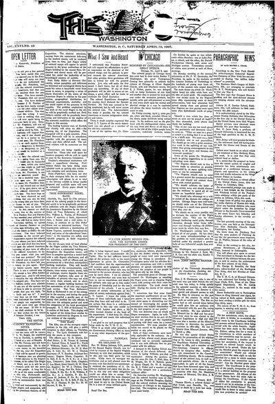 Washington Bee, Apr 13, 1907