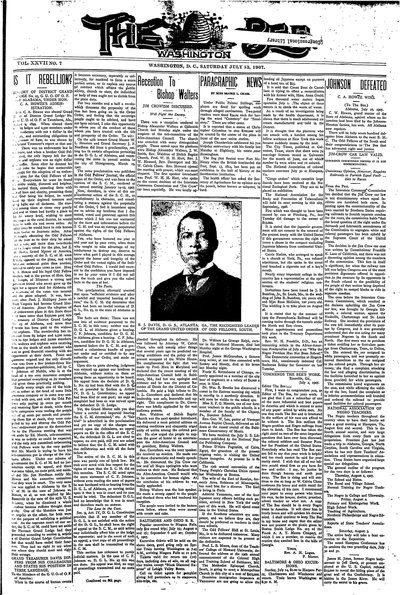 Washington Bee, Jul 13, 1907