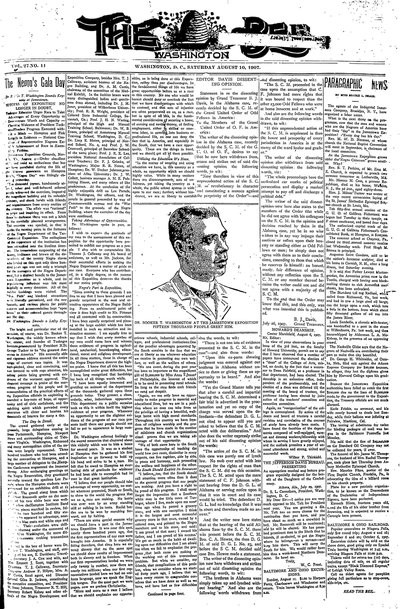 Washington Bee, Aug 10, 1907