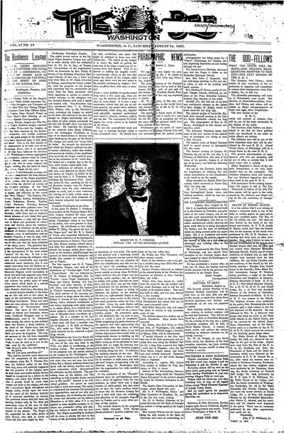 Washington Bee, Aug 24, 1907