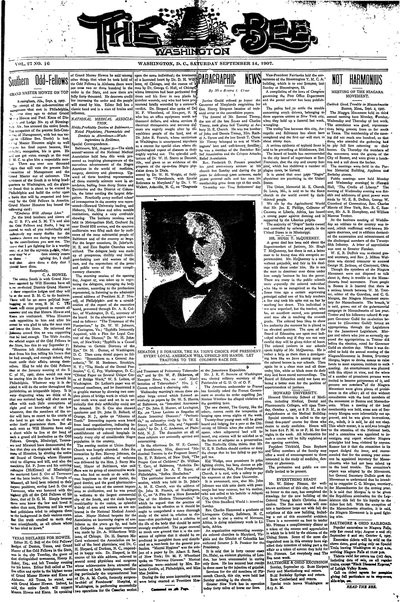 Washington Bee, Sep 14, 1907