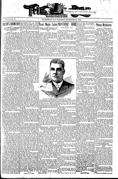 Washington Bee, Sep 21, 1907