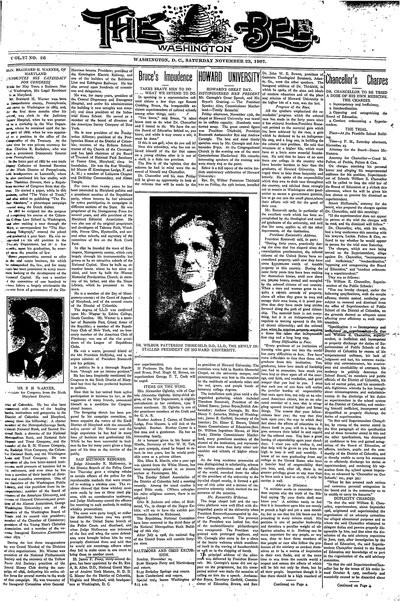 Washington Bee, Nov 23, 1907