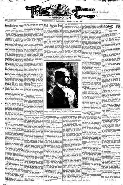 Washington Bee, Feb 15, 1908