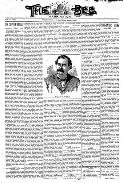 Washington Bee, May 30, 1908