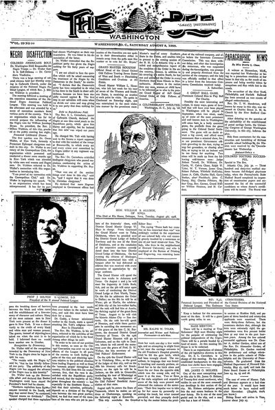 Washington Bee, Aug 8, 1908