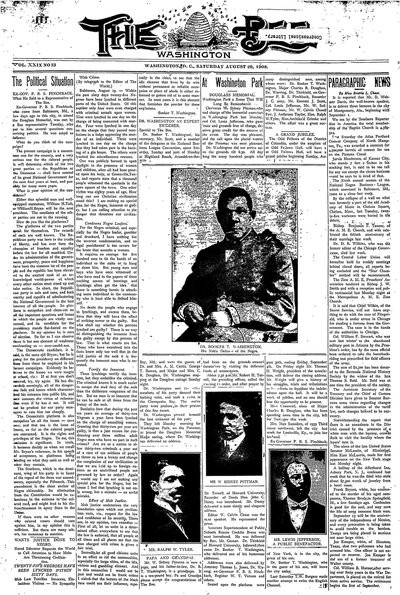 Washington Bee, Aug 29, 1908