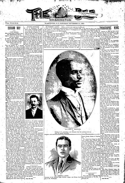 Washington Bee, Nov 21, 1908
