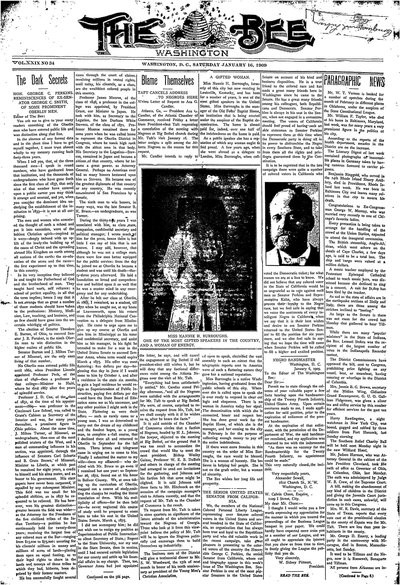 Washington Bee, Jan 16, 1909