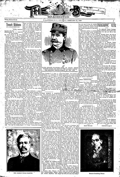 Washington Bee, Feb 13, 1909
