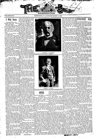 Washington Bee, Mar 13, 1909