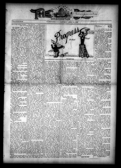 Washington Bee, Apr 19, 1909