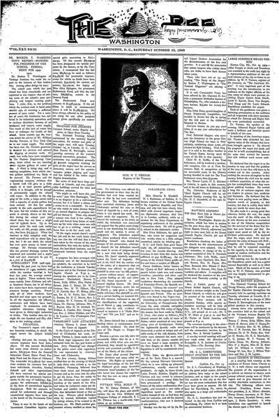 Washington Bee, Oct 23, 1909