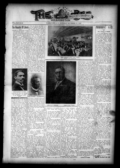Washington Bee, Nov 27, 1909