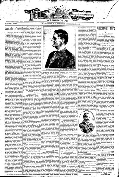 Washington Bee, Dec 18, 1909