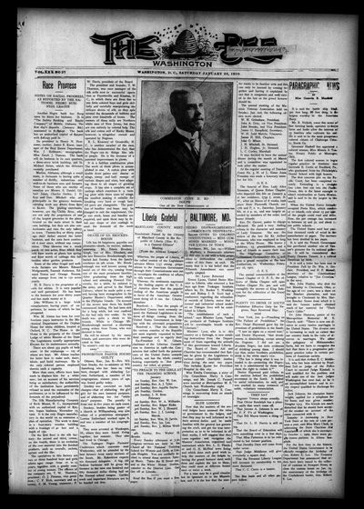 Washington Bee, Jan 22, 1910