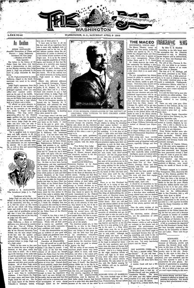 Washington Bee, Apr 9, 1910